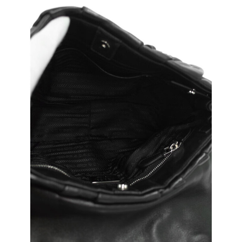 Prada Sound Lock shoulder Shoulder bag Black - Picture 3 of 9